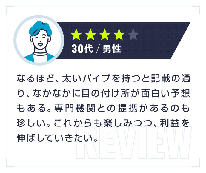 ★★★★|30代・男性